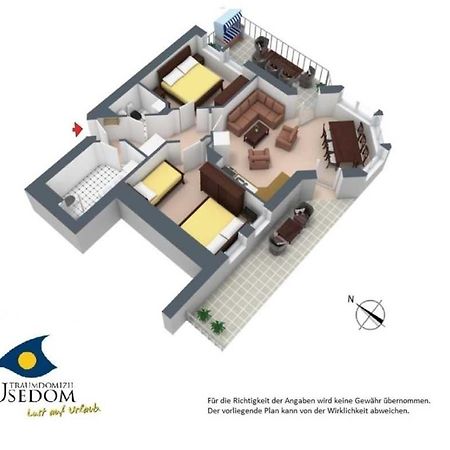Appartamento Duenen-Residenz B 05 Heringsdorf  Esterno foto